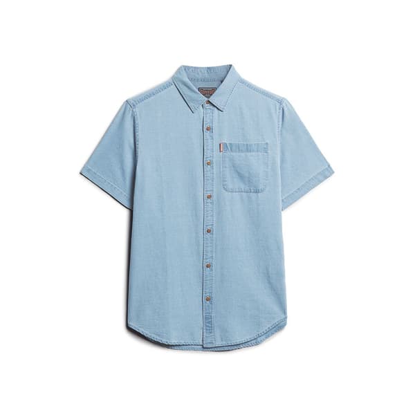 Superdry Vintage Loom Lyhythihainen Paita Sininen 2XL Mies
