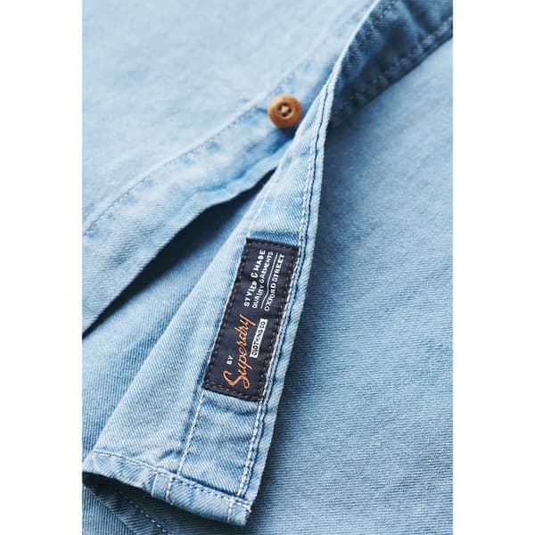 Superdry Vintage Loom Lyhythihainen Paita Sininen 2XL Mies