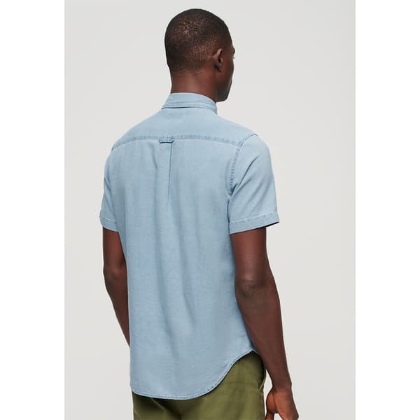 Superdry Vintage Loom Lyhythihainen Paita Sininen 2XL Mies
