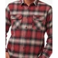 Miniatyrbillede 2 af 3: Rip Curl Count Flannel Skjorte Med Lange ærmer Rød M Mand