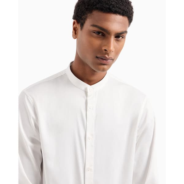 Armani Exchange Xm000017_af10192 Skjorte Med Lange ærmer Hvid M Mand