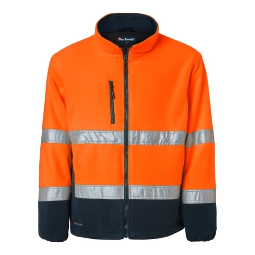 264 Fleece Fluorescent orange/navy Unisex