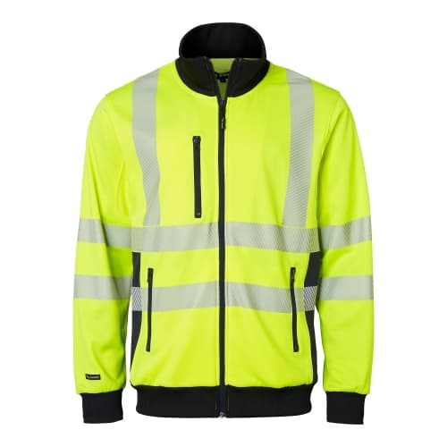 1529 Sweat Fluorescent yellow/navy Unisex