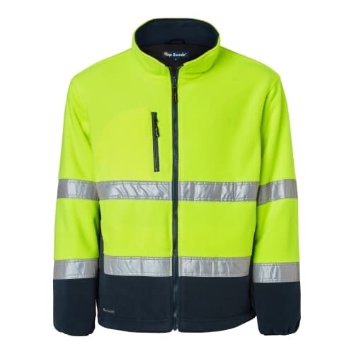 264 Fleece Fluorescent yellow/navy Unisex