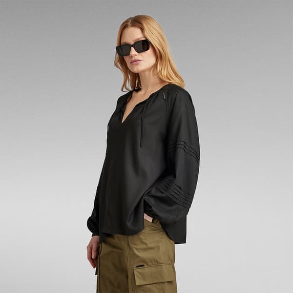 G-star Sniper Blus Med Lång ärm Svart 2XS Kvinna
