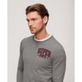 Miniatyrbild 2 av 3: Superdry Vintage Athletic Chest T-shirt Med Lång ärm Grå S Man