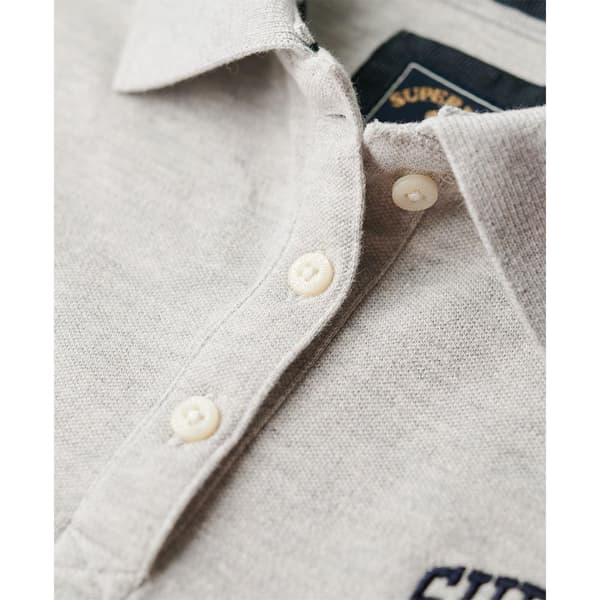 Superdry 90s Fitted Kortärmad Polotröja Beige L Kvinna