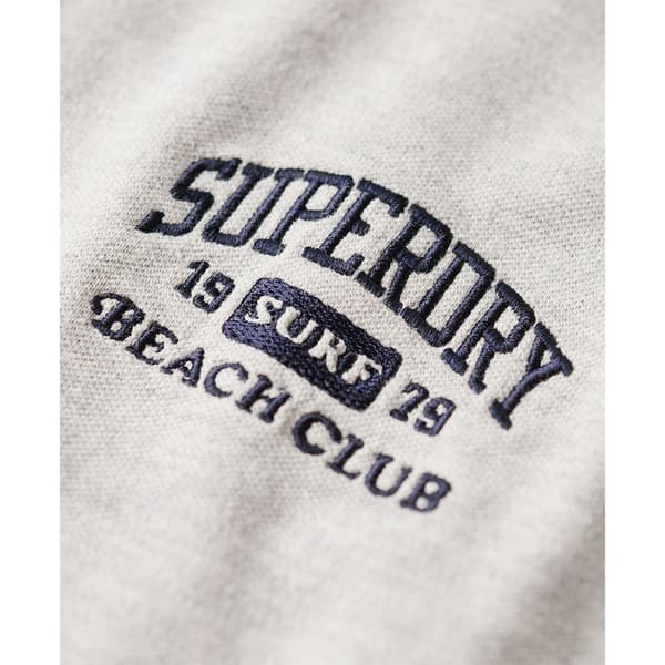 Superdry 90s Fitted Kortärmad Polotröja Beige L Kvinna