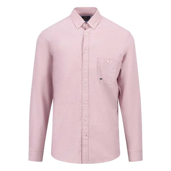 Fynch Hatton 14146050 Skjorte Med Lange ærmer Rosa XL Mand