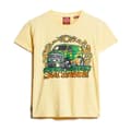Miniatyrbild 1 av 3: Superdry Neon Motor Graphic Fitted T-shirt Med Korta ärmar Gul XS Kvinna