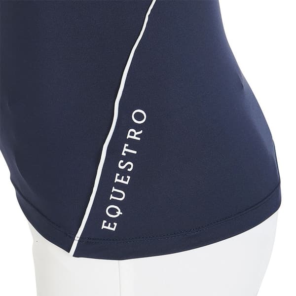 Equestro Technical Junior Training T-shirt Med Korta ärmar Blå 14 Years Pojke