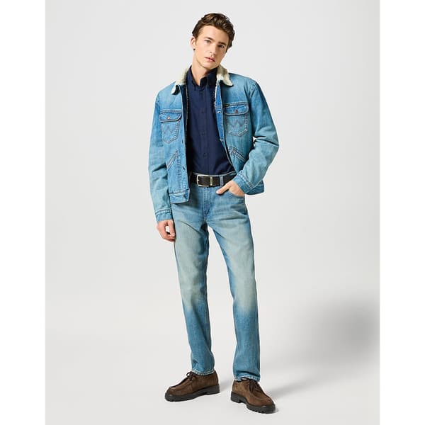 Wrangler Oxford Skjorte Med Lange ærmer Blå XL Mand