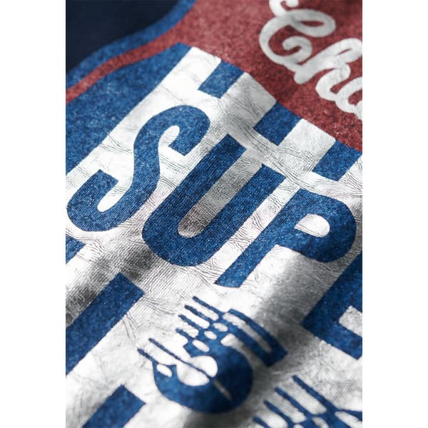 Superdry Gasoline Workwear T-shirt Med Korta ärmar Blå S Man