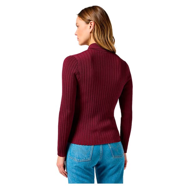 Wrangler 112356484 Pitkähihainen Polopaita Punainen M Nainen