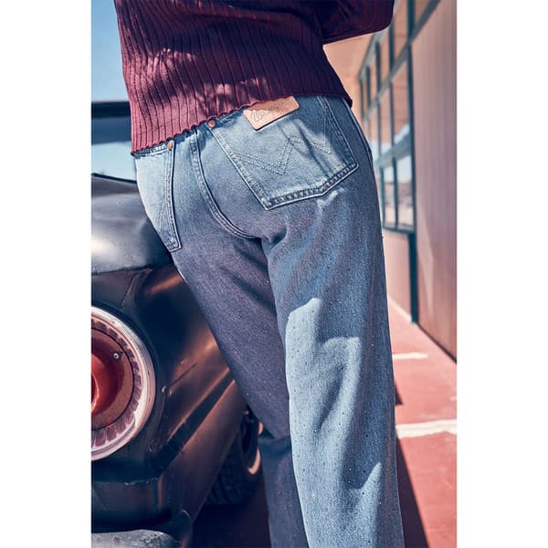 Wrangler 112356484 Polo Med Lange ærmer Rød S Kvinde