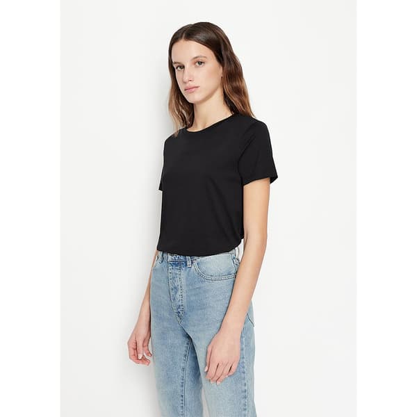 Armani Exchange 8nyt94_yj16z T-shirt Med Korte ærmer Sort L Kvinde