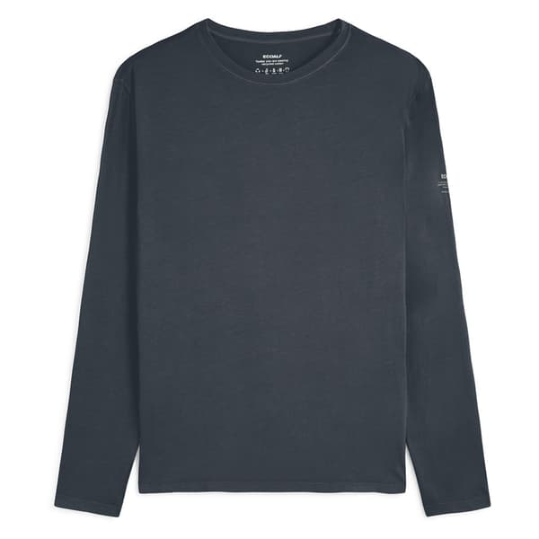 Ecoalf Laredo T-shirt Med Lange ærmer Blå XL Mand