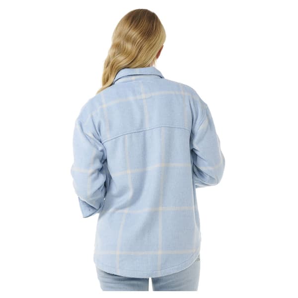 Rip Curl The Search Flannel Skjorta Med Långa ärmar Blå S Kvinna