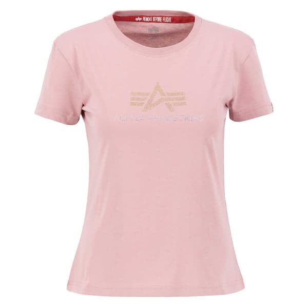 Alpha Industries Crystal Lyhythihainen T-paita Pinkki S Nainen