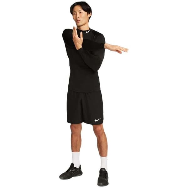 Nike Dri-fit Fb7908 T-shirt Med Lange ærmer Sort L Mand
