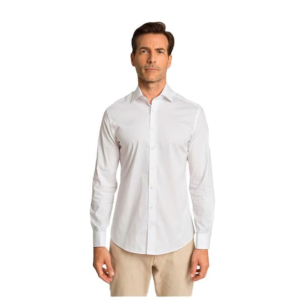 Hackett Stretch Pop Dc Pitkähihainen Paita Valkoinen XS Mies