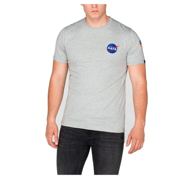 Alpha Industries Space Shuttle T-shirt Med Korta ärmar Grå L Man