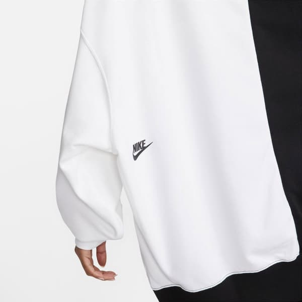 Nike Sportswear Ft Oos Crew Dnc Pitkähihainen T-paita Musta S Nainen