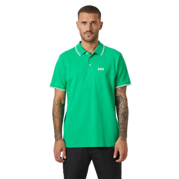 Helly Hansen Genova Kortærmet Polo Grøn S Mand