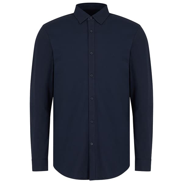 Armani Exchange 6dzchj_zjeaz Pitkähihainen Kauluspaita Sininen XL Mies