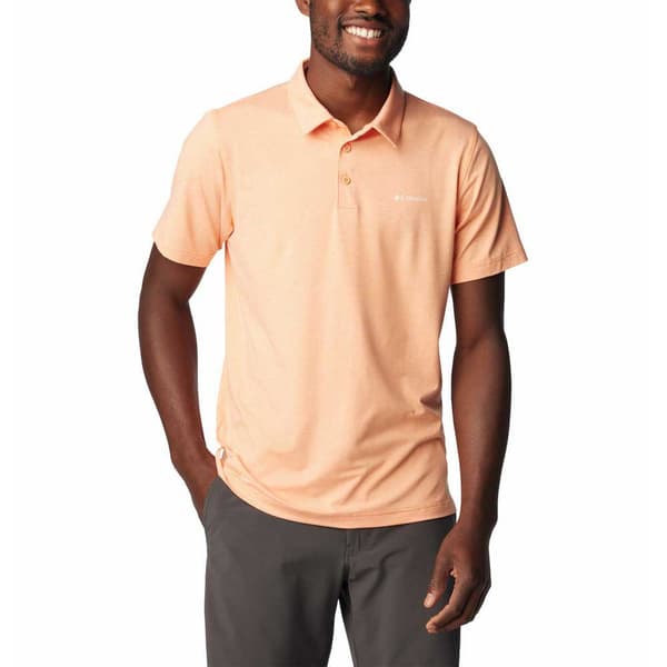 Columbia Tech Trail™ Kortærmet Polo Orange S Mand