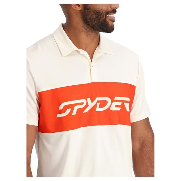 Spyder Olson Kortärmad Polotröja Vit M Man