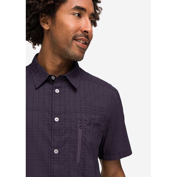 Maier Sports Mats S/s Kortärmad Skjorta Grå S / Regular Man