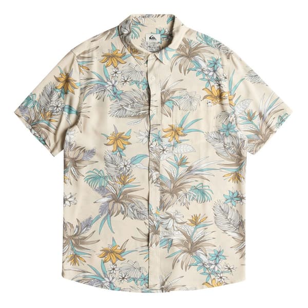Quiksilver Lemnas Lyhythihainen Paita Beige S Mies