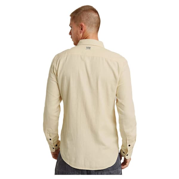 G-star Marine Skjorte Med Lange ærmer Beige M Mand