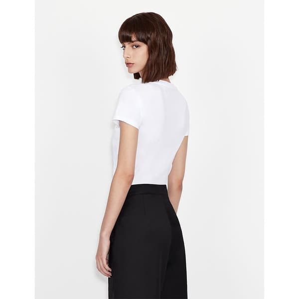 Armani Exchange 8nyt91_yjg3z Lyhythihainen T-paita Musta M Nainen