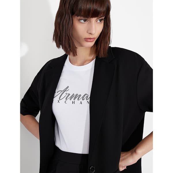 Armani Exchange 8nyt91_yjg3z Lyhythihainen T-paita Musta M Nainen