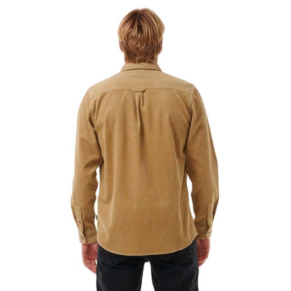 Rip Curl Classic Surf Cord Pitkähihainen Kauluspaita Ruskea M Mies