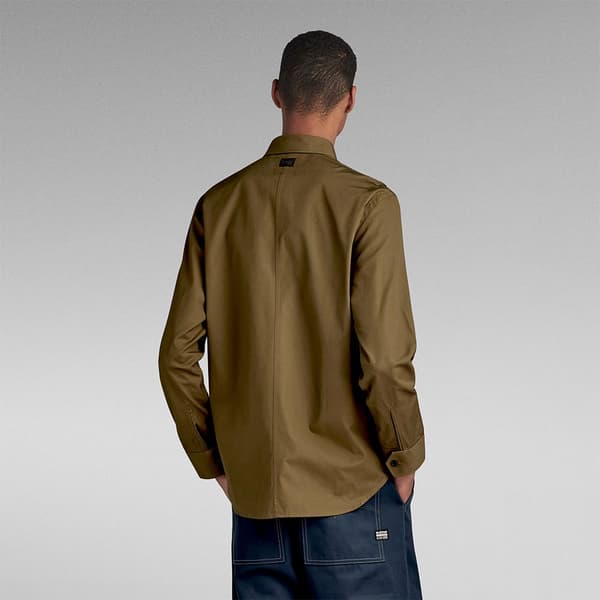 G-star D22971-d384 Regular Fit Skjorta Med Långa ärmar Grönt S Man