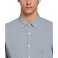 Miniatyrbillede 3 af 3: Original Penguin Solid Non Solid Crinkle Skjorte Med Lange ærmer Blå M Mand