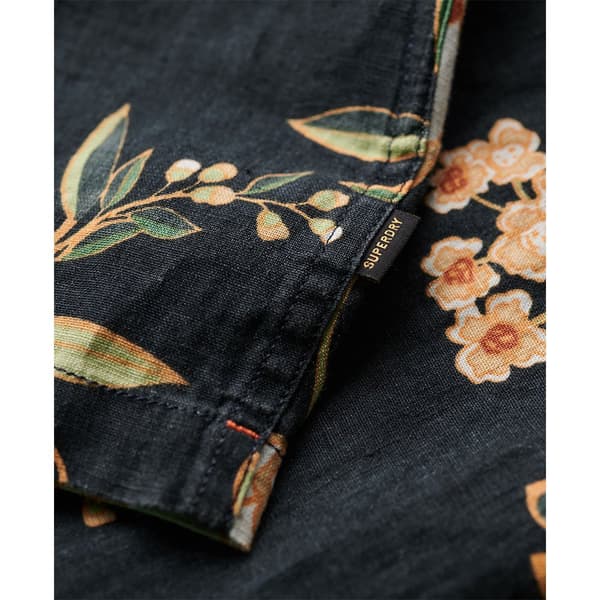 Superdry Open Collar Print Kortärmad Skjorta Flerfärgad XL Man
