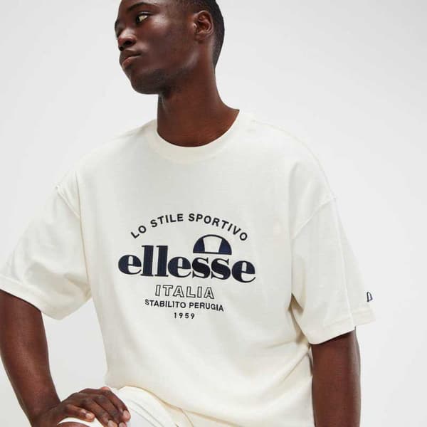 Ellesse Zalenti T-shirt Med Korte ærmer Hvid XL Mand