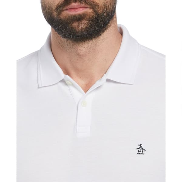 Original Penguin Daddy Organic Pique Kortärmad Polotröja Vit L Man
