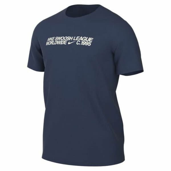 Nike Essentials + Core 4 T-shirt Med Korte ærmer Blå L Mand