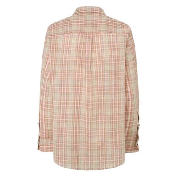 Pepe Jeans Rita Check Skjorta Med Långa ärmar Beige M Kvinna