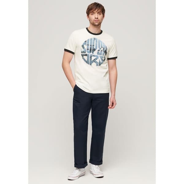 Superdry Photographic Logo T-shirt Med Korta ärmar Vit 2XL Man