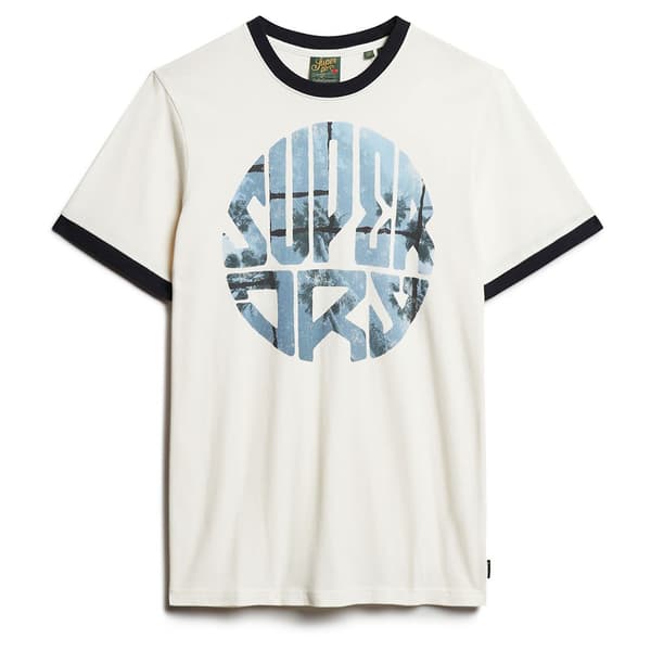Superdry Photographic Logo T-shirt Med Korta ärmar Vit 2XL Man