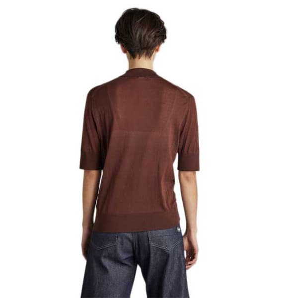 G-star Core Mock T-shirt Med Korta ärmar Brun XS Kvinna
