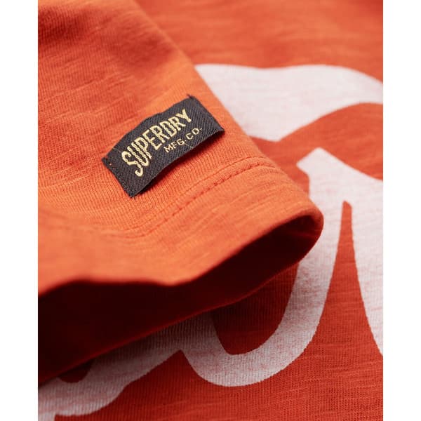 Superdry Copper Label Script Lyhythihainen T-paita Oranssi XL Mies