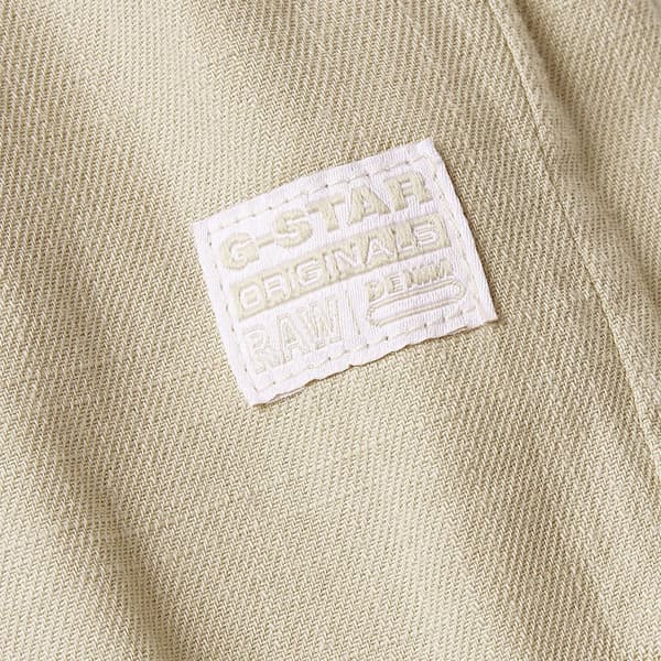 G-star Cut Off Skjorta Beige L Kvinna