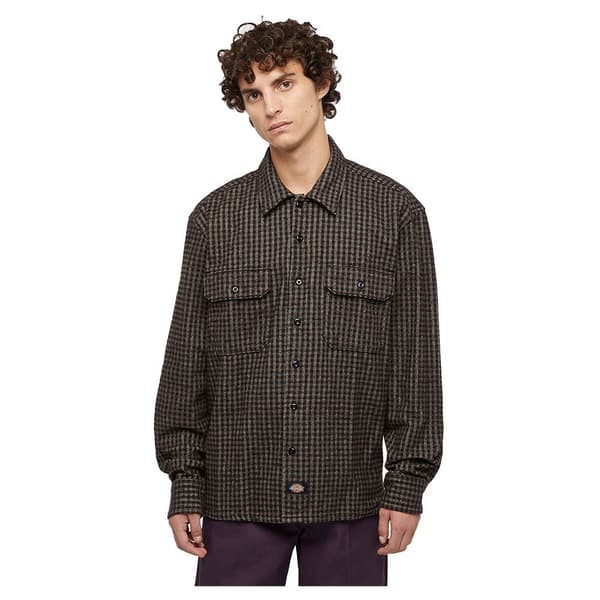 Dickies Frenchtown Skjorte Brun,Sort M Mand
